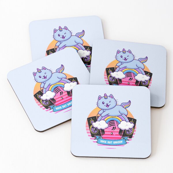 Item preview,  Blue Unicorn Donkey, Rocking Out Unicorn, Speaker Rainbow Unicorn. For Her Party Time Ironic designed and sold by StaticTee.