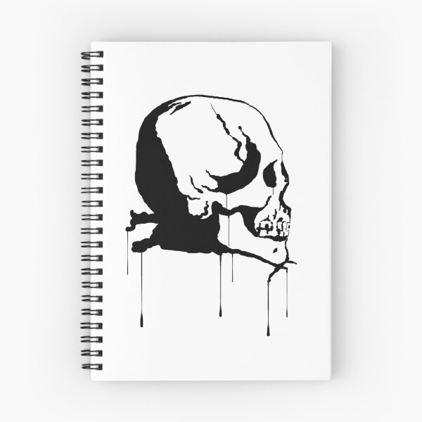 Item preview, Splatter Skull 2 (black) designed and sold by RobertBell.