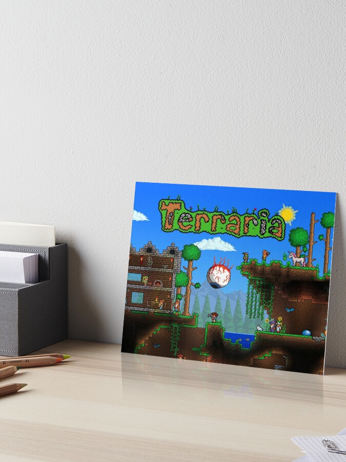 Terraria - Indie Game Art Board Print for Sale by Gnextdoor22