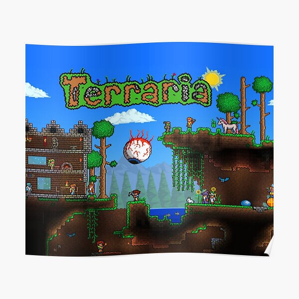 Terraria - Indie Game Poster