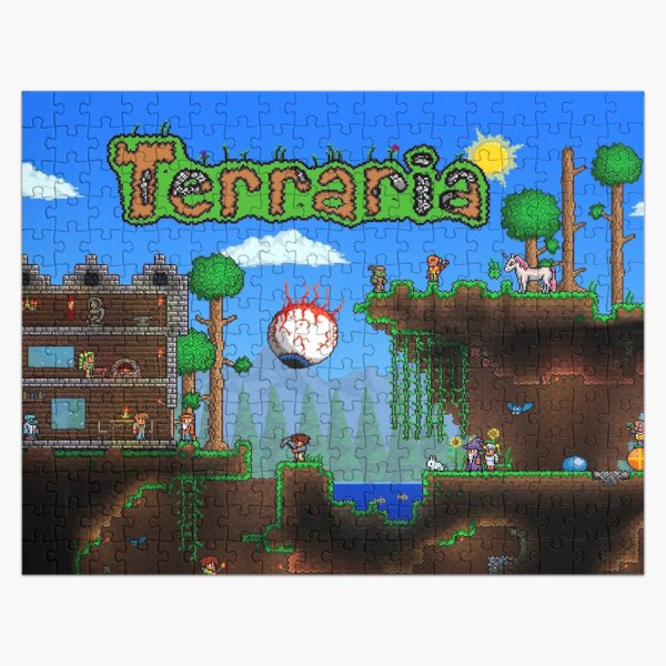 "Terraria Indie Game" Jigsaw Puzzle for Sale by Cutelovely96 Redbubble