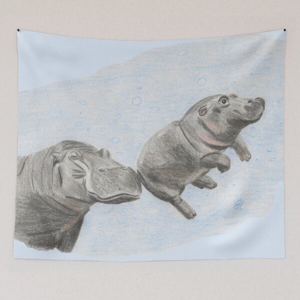 Item preview, Sweet Hippos designed and sold by EleonorArte.