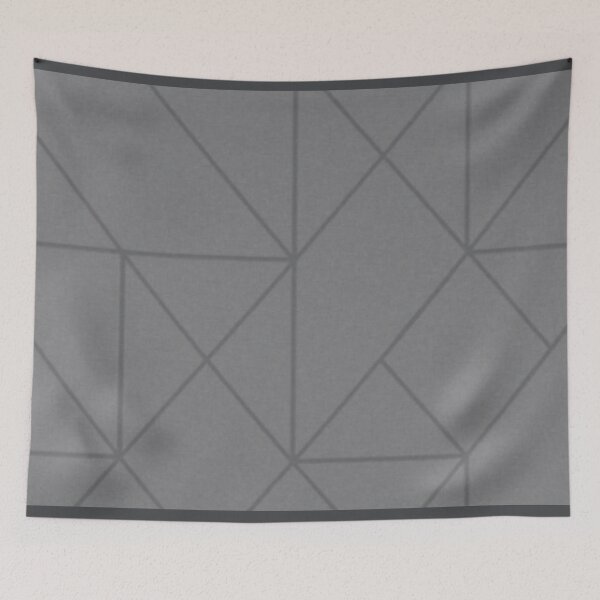 Item preview, Dark grey Geometric Ridged large designed and sold by WearWolfDesigns.