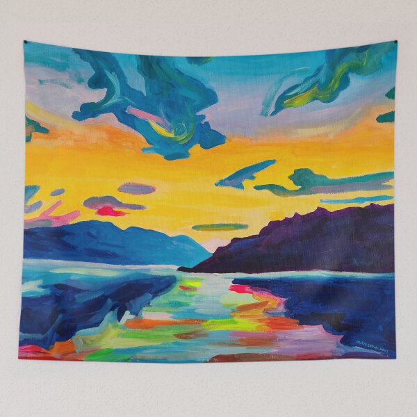 Item preview, Evening At The Lake designed and sold by Morgan Ralston.