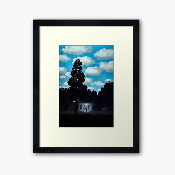 The Empire of Light by René Magritte Framed Art Print