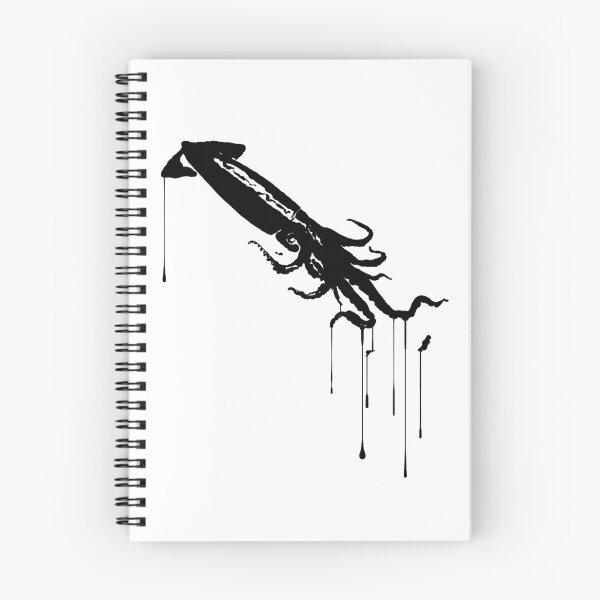 Item preview, Splatter Squid (black) designed and sold by RobertBell.