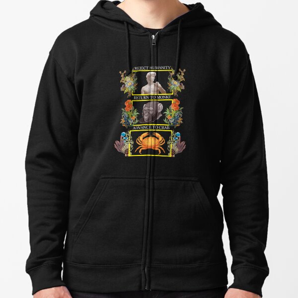 Item preview, "Reject Humanity, Return to Monke, Advance to Crab." designed and sold by el-Baino.