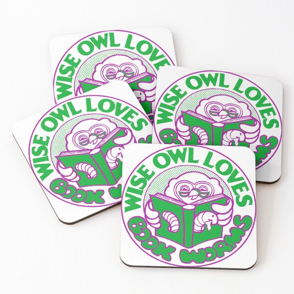 Item preview, Wise Owl Loves Book Worms designed and sold by katemargoli.