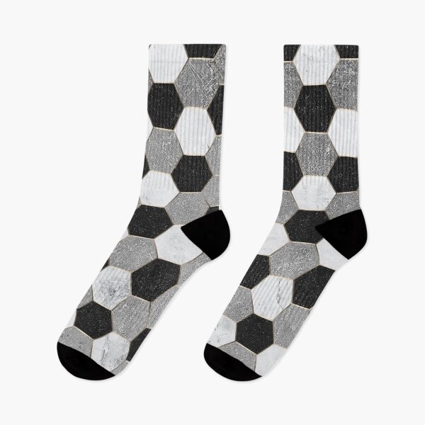Item preview, White Marble and Stone Texture Geometric Hexagon Pattern designed and sold by CynthiaGraphics.