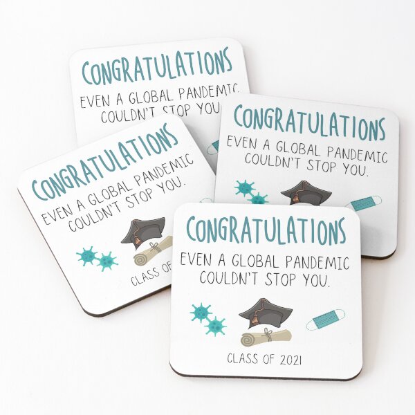 Item preview, Graduation 2021 gift Graduate Phd Degree Pandemic Graduation gift Class of 2021 Not Even a Pandemic couldn't stop you designed and sold by AwesomeUnique.