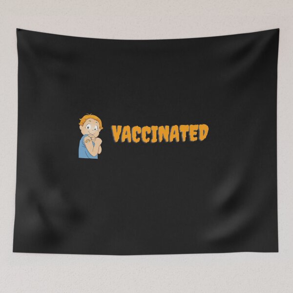Item preview, Vaccinated , Properly Vaccinated, Pandemic Tee, Social Distance Gift, Covid Vaccine Clothing, Covid Tee designed and sold by yeodesign  ⭐⭐⭐⭐⭐.