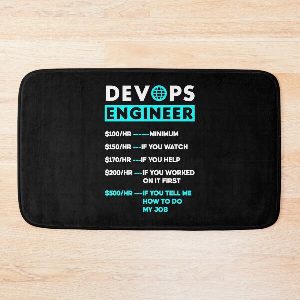 Item preview, DevOps Engineer Cloud Computing Hourly Rate Funny designed and sold by ShopTheStyle.