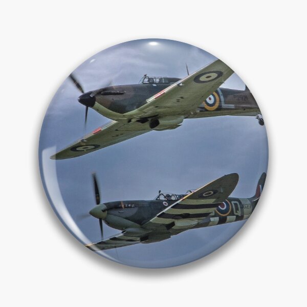 Item preview, Spitfire and Hurricane in Flight designed and sold by DonMc.