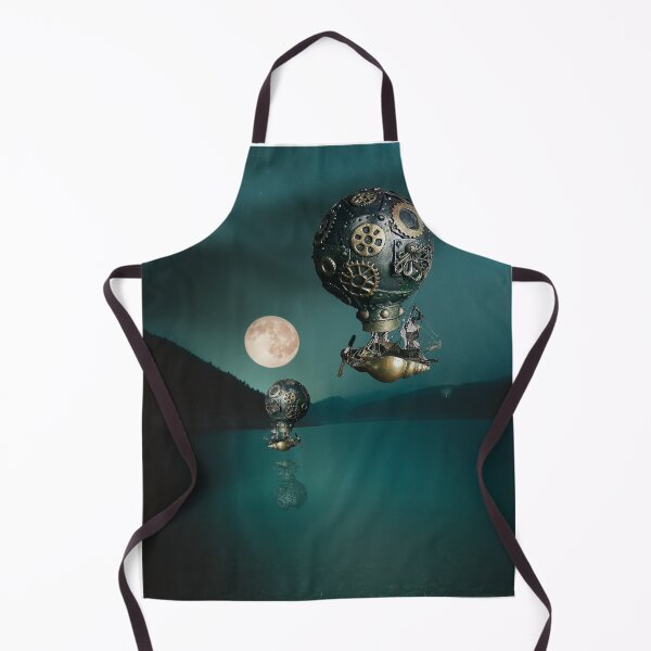 Item preview, Steampunk Balloons Over the Ocean. designed and sold by CassieNash.