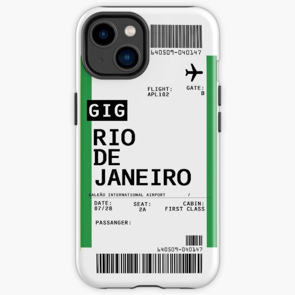 Rio De Janeiro Bordkarte Telefonhülle iPhone Robuste Hülle
