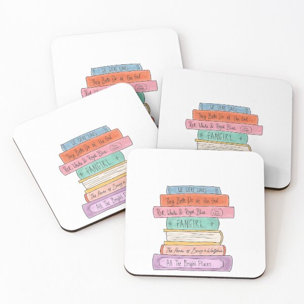 Item preview, YA book stack designed and sold by bookloversclub.