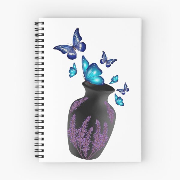 Item preview, Vase with butterfly designed and sold by Imakeyouhappy.