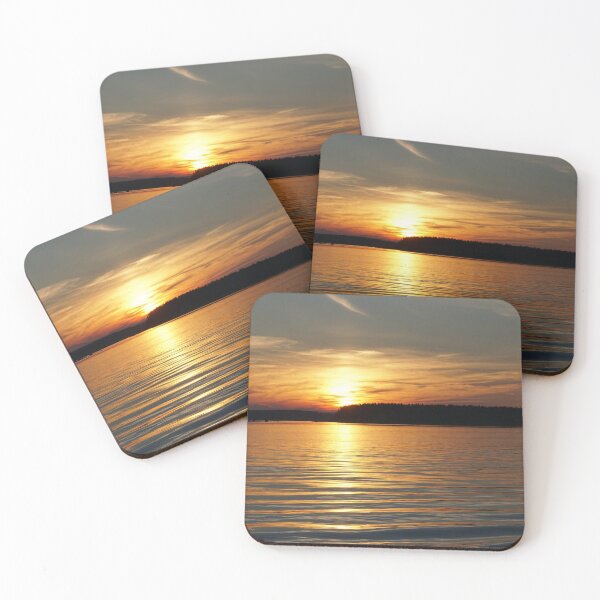 Item preview, Sunset by the sea - scenic sunset designed and sold by Designbyfia.