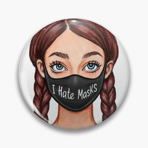 Item preview, I HATE MASKS designed and sold by kraskakreativ.