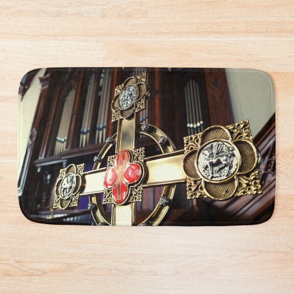 Item preview, Methodist Church Symbols Foregrounding An Antique Pipe Organ in a Church designed and sold by Mothe3rd.
