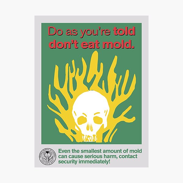 Item preview, CONTROL Don't Eat Mold designed and sold by surrealvault.