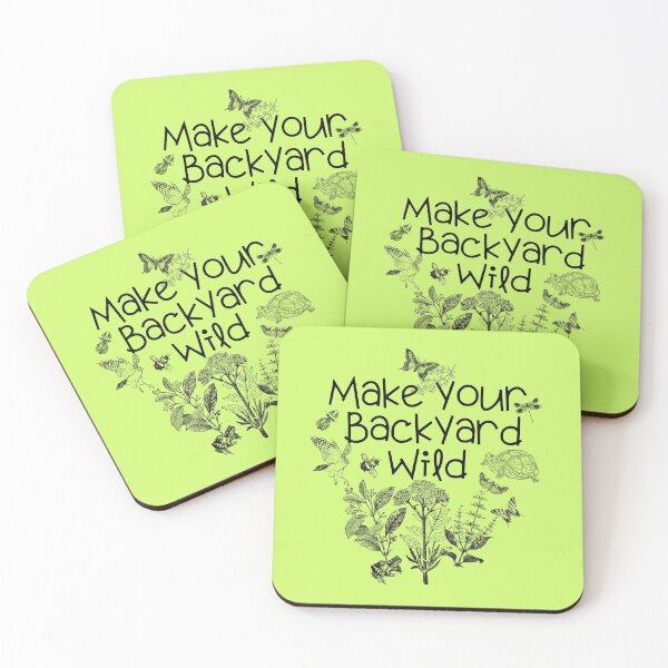 Item preview, Make Your BackYard Wild Native Pollinator Design designed and sold by EarthArtDesigns.
