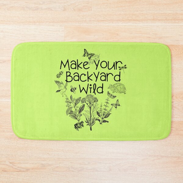 Item preview, Make Your BackYard Wild Native Pollinator Design designed and sold by EarthArtDesigns.