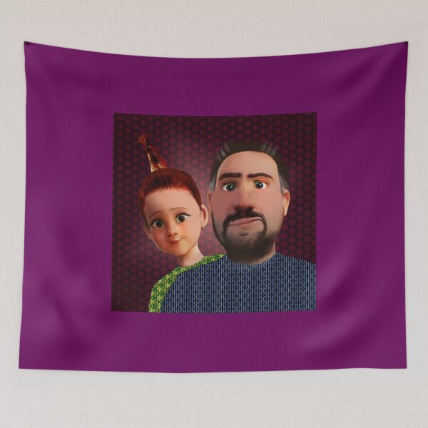Item preview, Hi people! And this is us #redbubblefamily designed and sold by Iuliia Nerd.