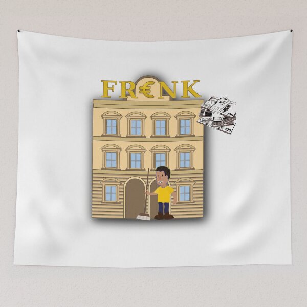 Item preview, MAN CLEANING IN FRONT OF THE BANK designed and sold by advicestechno.