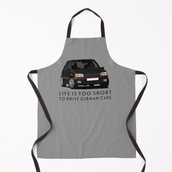 Item preview, Life is too short to drive German cars - Pug 205 - black designed and sold by knappidesign.