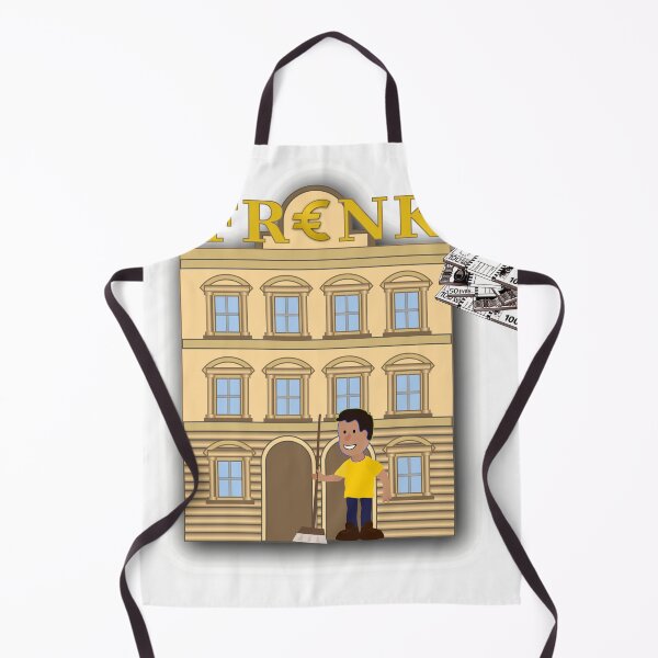 Item preview, MAN CLEANING IN FRONT OF THE BANK designed and sold by advicestechno.