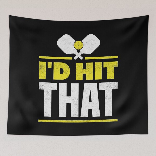 Item preview, I'D HIT THAT Paddle Ball Sports Pickleball Funny designed and sold by ShopTheStyle.