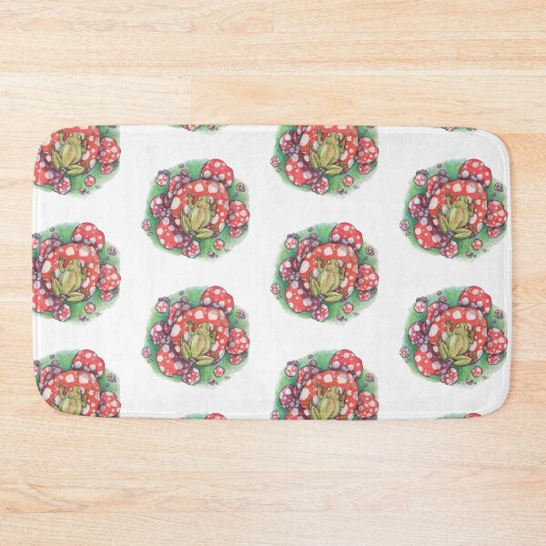 Item preview, Frog on Mushrooms designed and sold by eleary.
