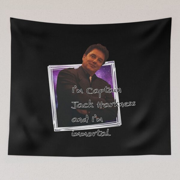 Item preview, I'm Captain Jack Harkness and I'm immortal designed and sold by TizianaDF.