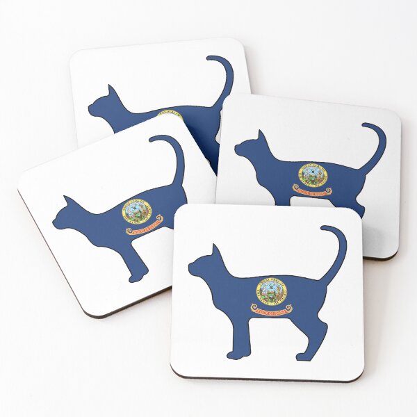Item preview, State of Idaho Flag for Cat Lovers designed and sold by Gsallicat.