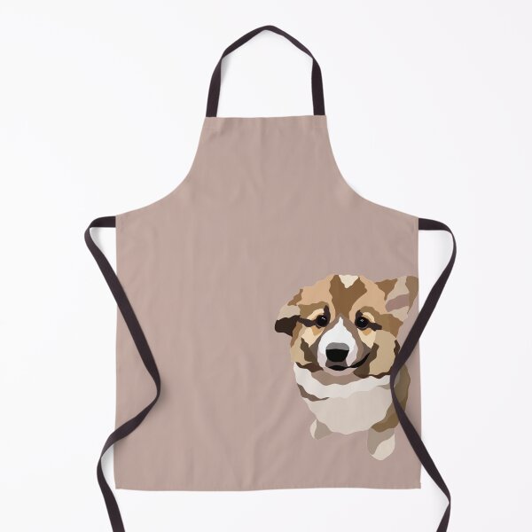 Item preview, Fluffy Corgi Puppy Dog Portrait Digital Illustration designed and sold by sherylwylie.
