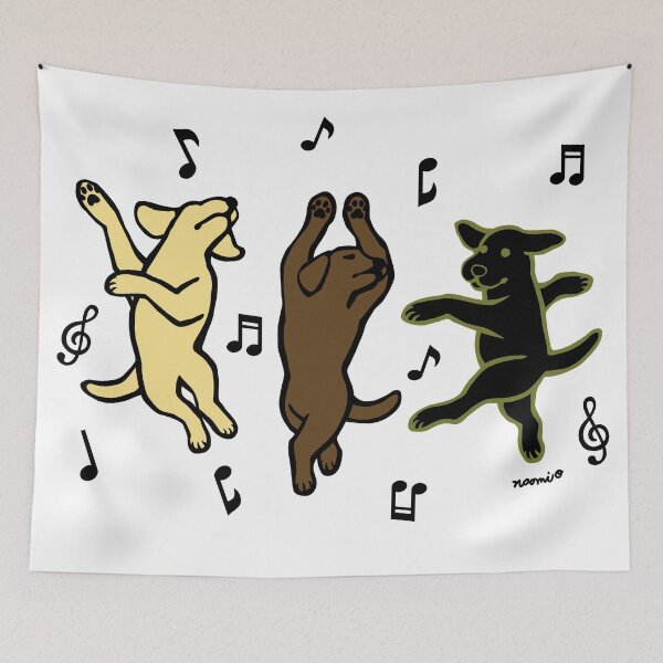 Item preview, Happy Dancing Labradors designed and sold by HappyLabradors.