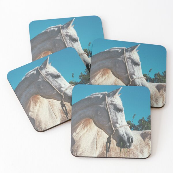 Item preview, Thoroughbred Arab white horse designed and sold by Schuva.
