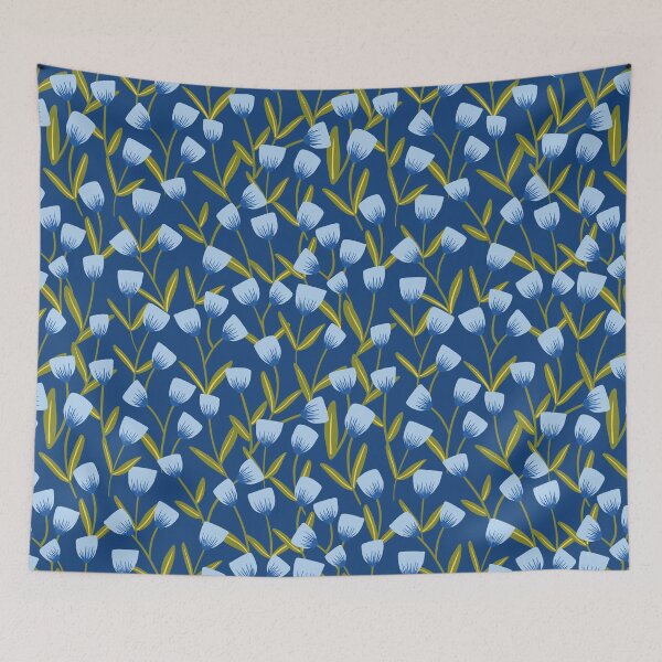 Item preview, Springtime Blooms: Blue designed and sold by ZoeChapman.