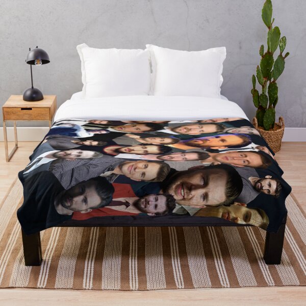 "chris evans photo collage " Throw Blanket for Sale by mahmoudrakha