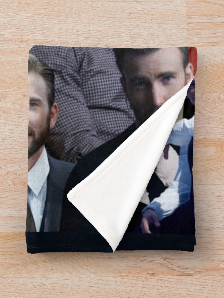 "chris evans photo collage " Throw Blanket for Sale by mahmoudrakha