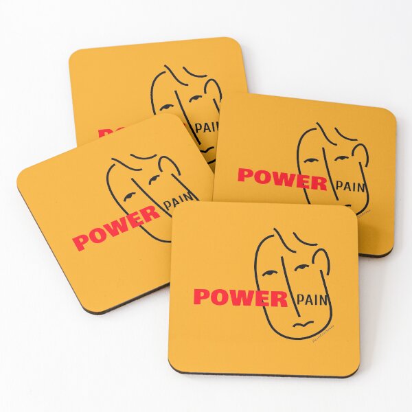 Item preview, Power over Pain Inspirational Quote designed and sold by HeartCrushes4u.