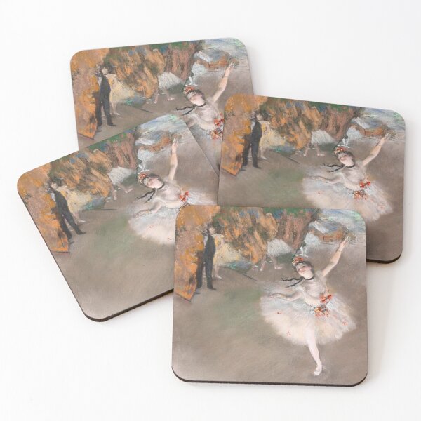 Aperçu de l'œuvre Le danseur étoile sur scène Edgar Degas Ballet créée et vendue par VintageArchive.