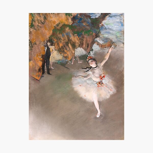 Item preview, The Star Dancer on Stage Edgar Degas Ballet designed and sold by VintageArchive.