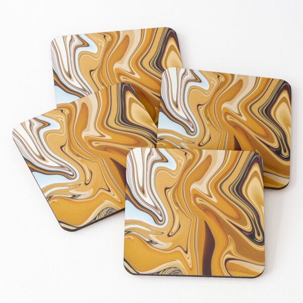 Item preview, Liquid Brown Chocolate Marble designed and sold by ZaydounStark.