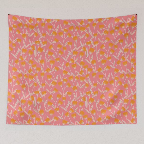 Item preview, Springtime Blooms: Peach and Satsuma designed and sold by ZoeChapman.