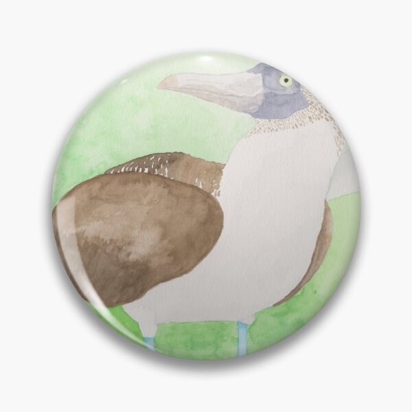 Artikelvorschau, Blue-footed Booby Bird Aquarellkunst entworfen und verkauft von TheWaterBirds.
