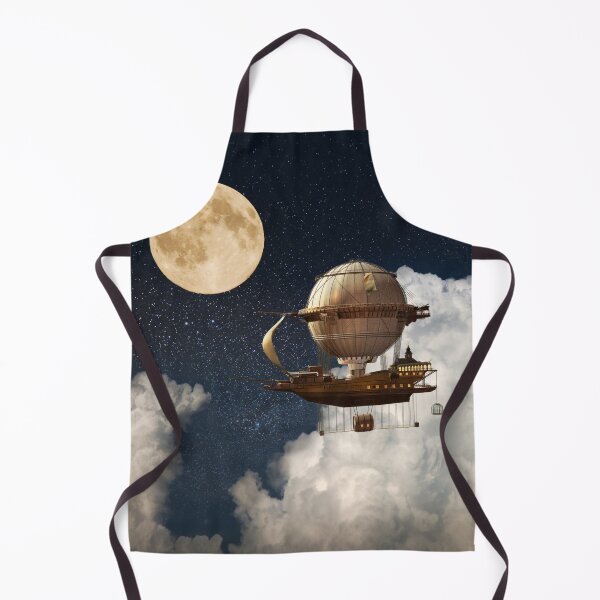 Item preview, Steampunk Balloon and Moon designed and sold by CassieNash.