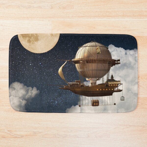Item preview, Steampunk  Balloon and Moon designed and sold by CassieNash.