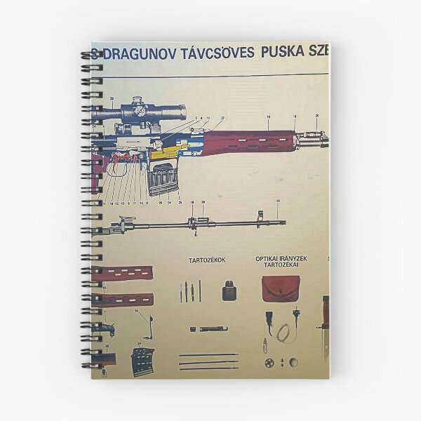 Item preview, Hungarian Dragunov HD-18 training poster designed and sold by prdubi.